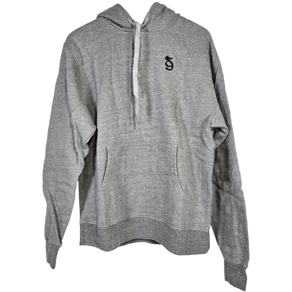 Spiritual Gangster SG Monogram Classic Hoodie Heather Gray M‎ NWT